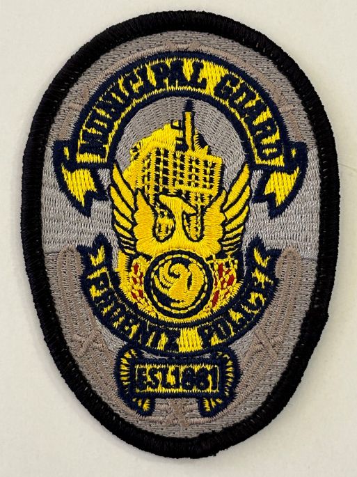PHOENIX, ARIZONA (AZ) POLICE DEPARTMENT MUNICIPAL GUARD BADGE PATCH.